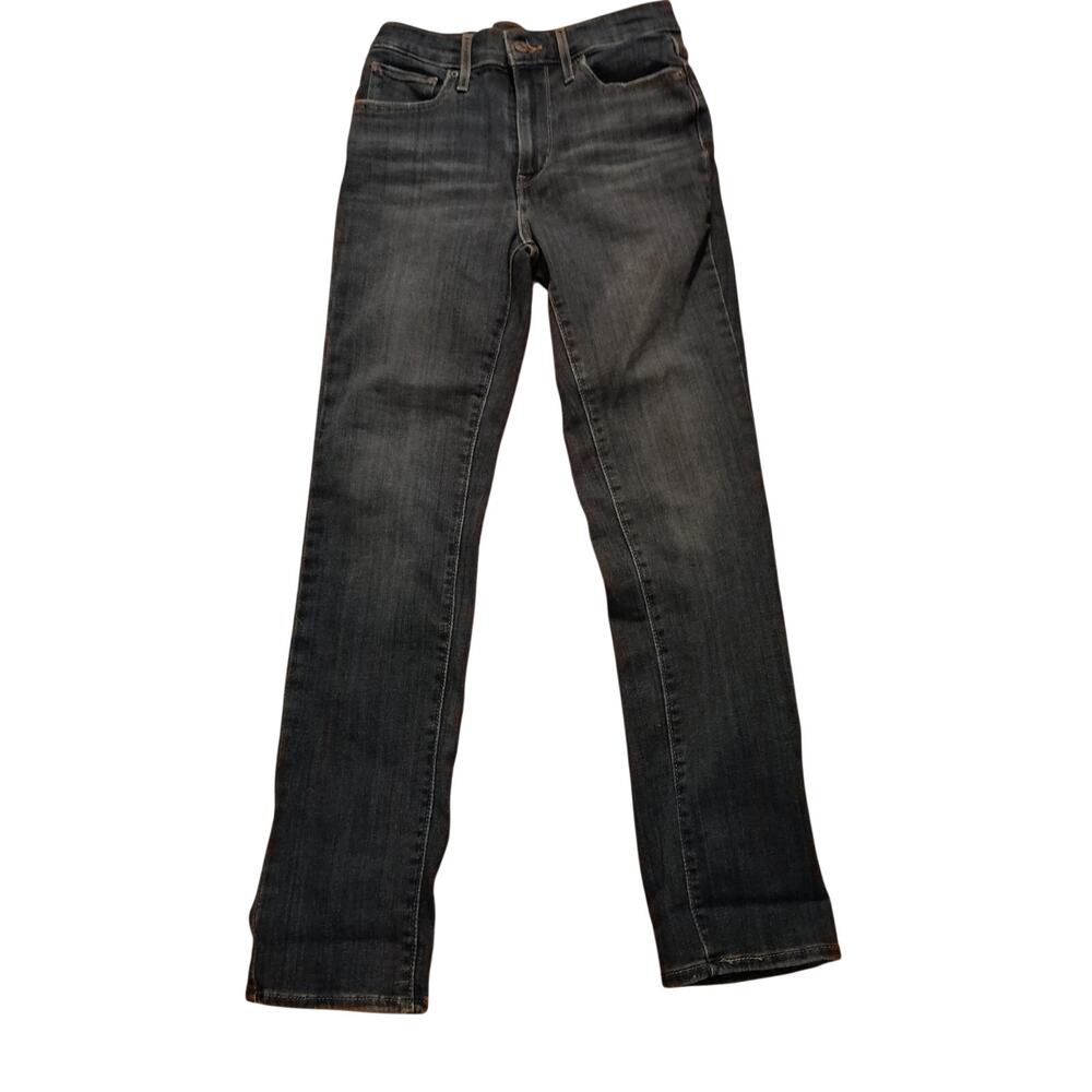 Poshmark Title: Levi’s 724 High Rise Straight Jeans Size 27x30.65 Medium Wash
